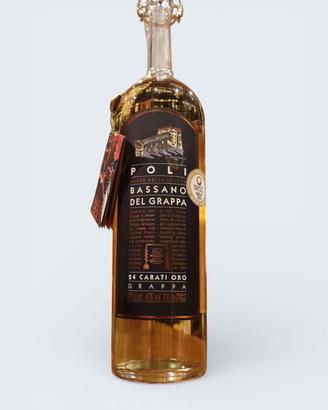 1 bottiglia di grappa Poli 24 carati
