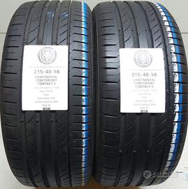 2 GOMME 215 40 18 CONTINENTAL A73926