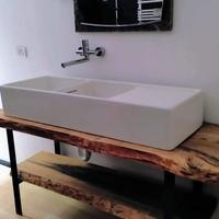 Lavelli in porcellana smaltata bianca