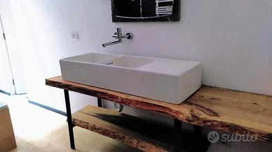 Lavelli in porcellana smaltata bianca