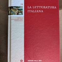 LA LETTERATURA ITALIANA –  20 VOLUMI NUOVI
