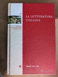 LA LETTERATURA ITALIANA –  20 VOLUMI NUOVI