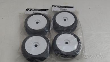 4x Gomme Set Hb Racing "Megabite" 1:8 Buggy Auto