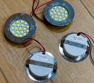 Faretti LED 12v da incasso per camper