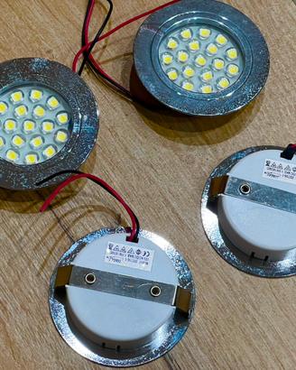 Faretti LED 12v da incasso per camper
