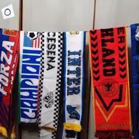 lotto sciarpe calcio 10 pezzi