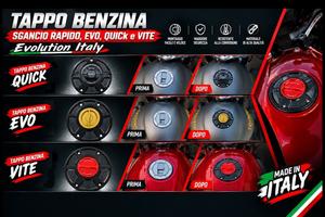 Tappo Benzina a vite e sgancio rapido
