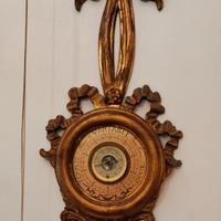 Barometro antico legno dorato