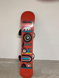 Tavola Burton Genius 152 con attacchi Burton L