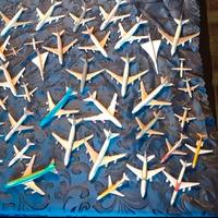 Collezione  aerei in miniatura di metallo