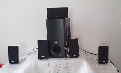 Impianto Audio Casse LG 5.1 (Subwoofer + 5 Satelli