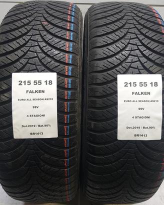 2 GOMME 215 55 18 FALKEN BR1413