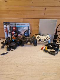 Playstation 2 slim silver + giochi