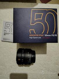 Obiettivo 50mm f0.95 Micro 4/3 