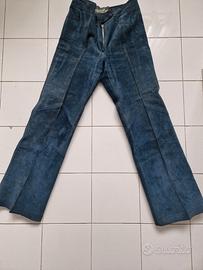 Pantaloni in pelle scamosciata vintage taglia XXS 
