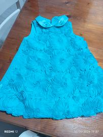 Vestito bimba elegante Tg2 anni marchio Petit