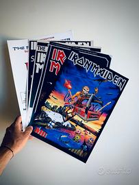 SET 5 POSTER IRON MAIDEN SUPER QUALITà hd live