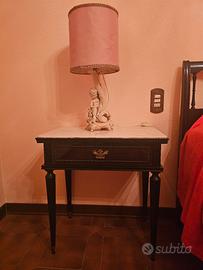Coppia lampade da tavolo in porcellana 