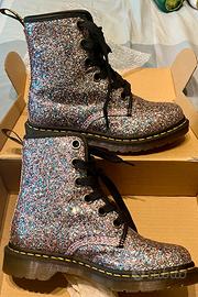 scarpe donna   Dr. Martens Glitter MutlBlue