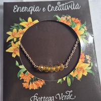 Braccialetto / Cavigliera Arancione Energia Vitale