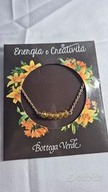 Braccialetto / Cavigliera Arancione Energia Vitale