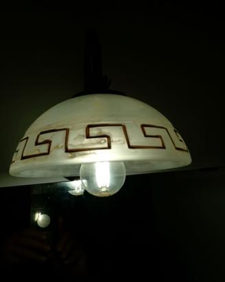 lampada da bagno come nuova +. specchio 