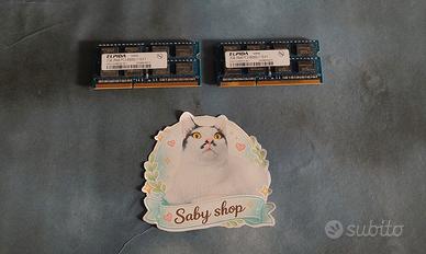 RAM Notebook 4GB (2x2GB) DDR3 – Elpida PC3-8500 💻