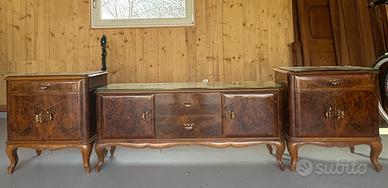 Camera da letto Vintage 1951 - Radica di Noce