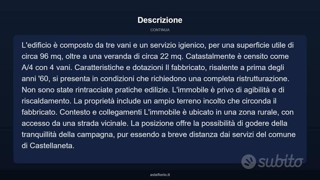 Immobile in asta di 2496 m² a Castellaneta - Vista 5