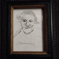 Ritratto a matita Mino Maccari