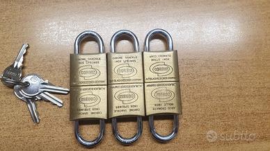 Lucchetto multiplo (n.6) con stessa chiave