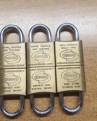 Lucchetto multiplo (n.6) con stessa chiave