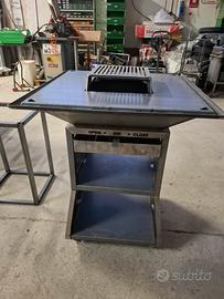 Griglia barbecue a legna 