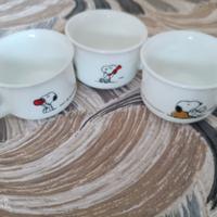 Tazze grandi vintage Snoopy Schulz cerve