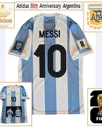 T-Shirt Football Adidas Argentina n.10 Messi Orig