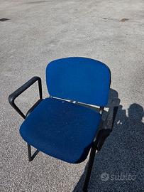 3 sedie blu