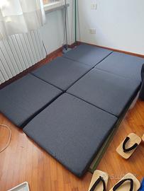 Letto Matrimoniale Salvaspazio stile Zen (Tatami +