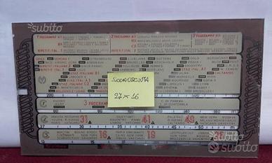 Scale parlanti originali radio d'epoca