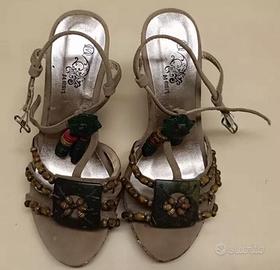 Sandali da donna usati una sola volta taglia 35