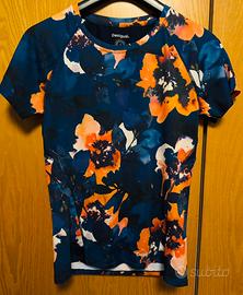 T-shirt maglietta donna Desigual taglia S