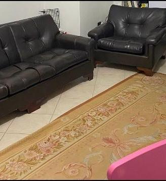 SALOTTO IN VERA PELLE - COMFORT ED ELEGANZA