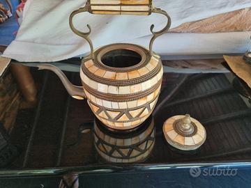 teiera marocchina in osso di cammello