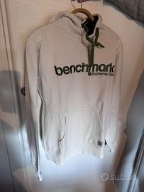 FELPA BIANCA BENCHMARK SUPREME TAGLIA L