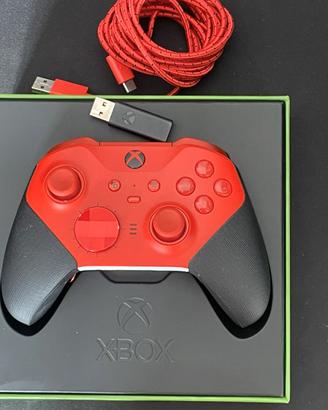 Gamepad Xbox Elite V2 Red + Dongle Wifi + levette