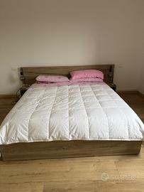 Letto matrimoniale contenitore