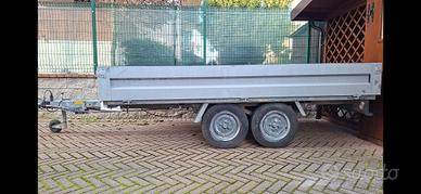 Rimorchio 2 assi 305x170 12 quintali Ellebi 