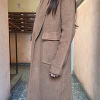 Cappotto da donna lungo color cammello