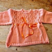 Maglia neonata vintage fatta a mano 
