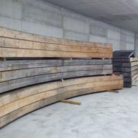 Travi In legno lamellare in abete, curve! NUOVE