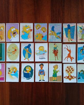 Lotto 21 figurine The Simpsons 2001